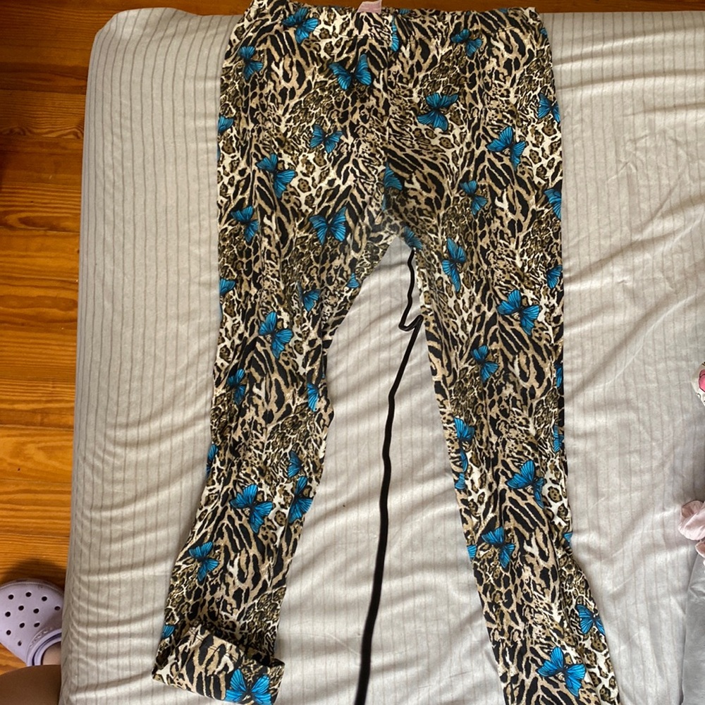 Printed leggings size large
